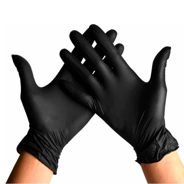 Guantes Nitrilo Negro 100 unidades Tallas S