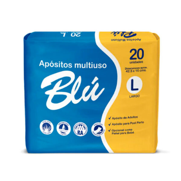 APOSITOS TALLA L BLU X20U