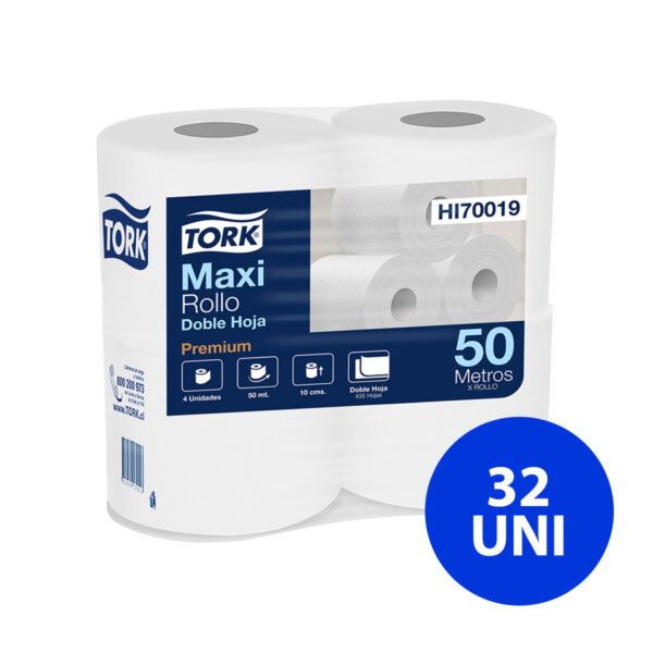 PAPEL HIGIENICO TORK*32U 50MTS