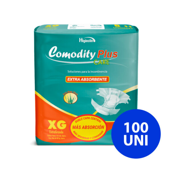 Pañal COMODITY TALLA XG Plus Care X 80 uni