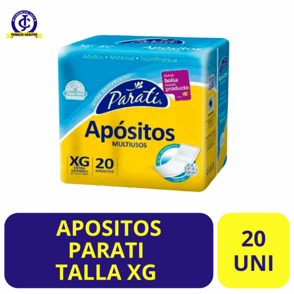 APOSITOS PARATI TALLA XG X 20 UNI