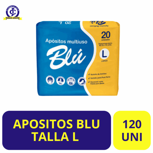 APOSITOS TALLA L BLU X120U