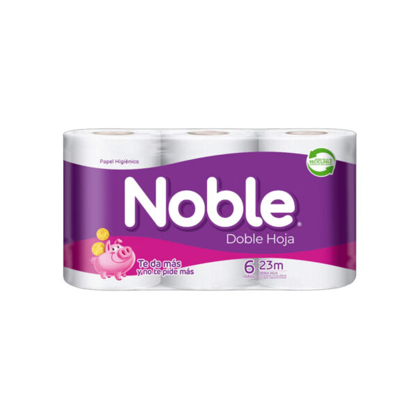 PAPEL HIGIENICO NOBLE X 6 ROLLOS