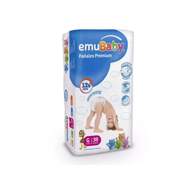 PAÑALES EMUBABY PREMIUM G