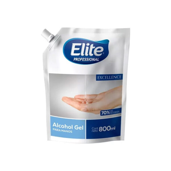 ALCOHOL GEL ELITE 800 ML