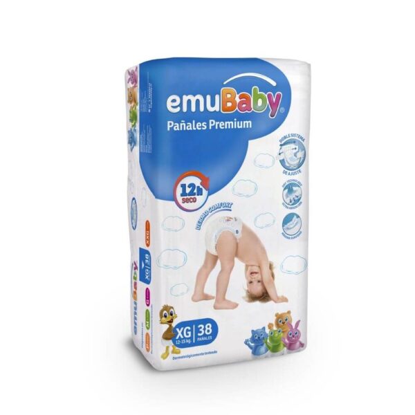 PAÑALES EMUBABY PREMIUM XG